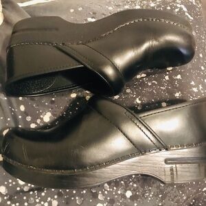 Classic Black Leather Shoes by DANSKO